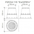 Короб PLAST PROJECT PZCM RN25 Юниор круглый (двухместный) Короб PLAST PROJECT PZCM RN25 Юниор круглый (двухместный)